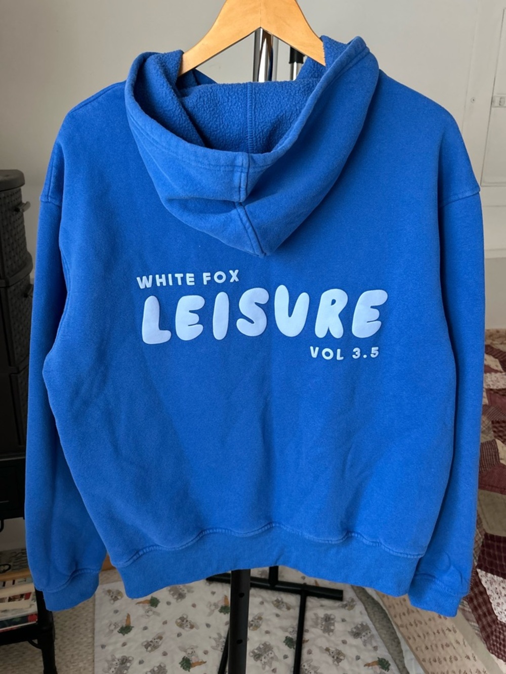 White Fox Leisure Vol 3.5 Hoodie Sweatshirt Blue